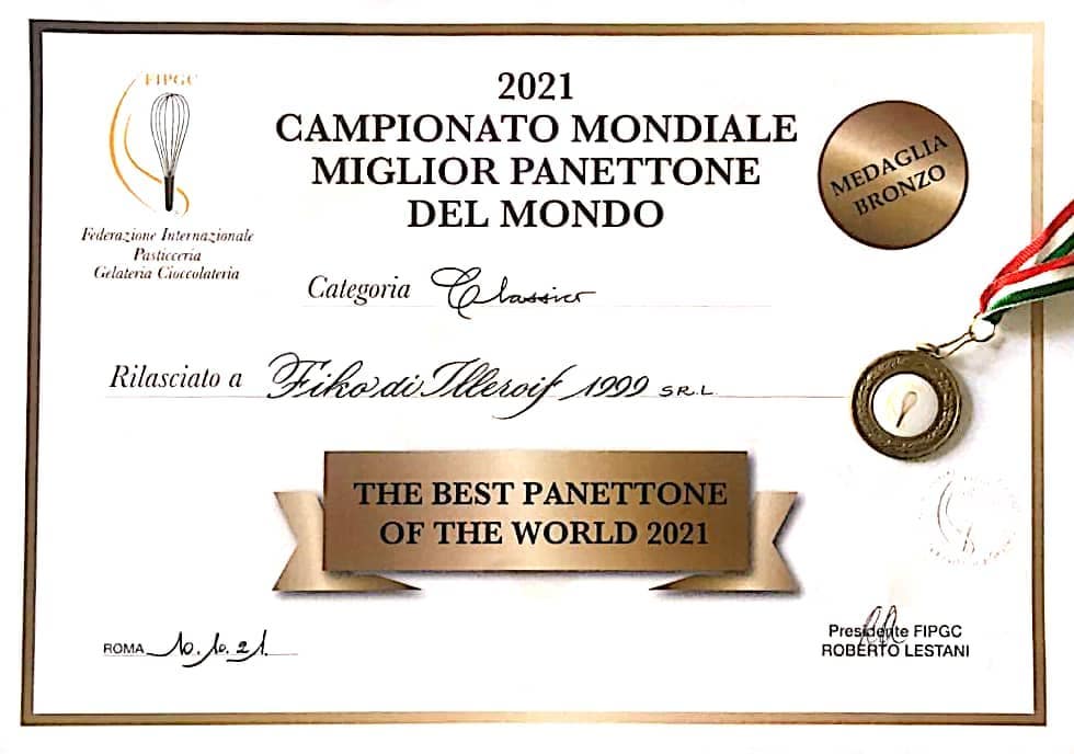 Mejor panettone del mundo premio 2021 campeonato mundial